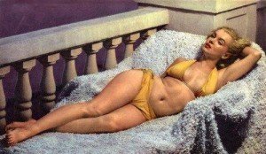 Marilyn Monroe Reclining