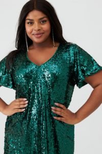 Green Sequin Tunic