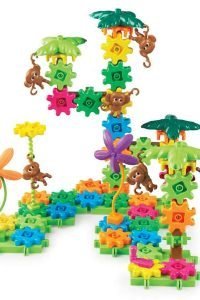 Colourful jungle themed gears toy