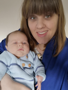 Picture of Sarah Hickman (and her baby!)