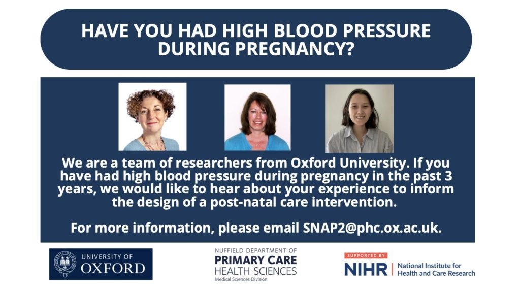 Research team working on study on high blood pressure