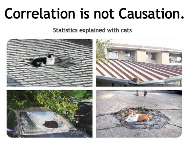 Image showing 4 pictures of cats sat in dents in buildings, cars and tarmac.