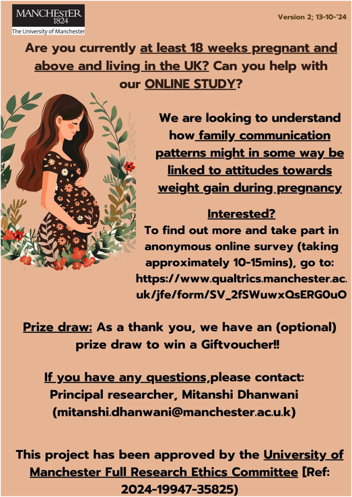 Poster advertising the study